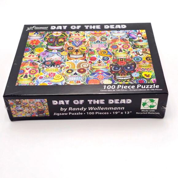 Day Of The Dead Jig‎ Saw Puzzle 100 Pieces By Randy Wollenmann - Picture 2 of 4